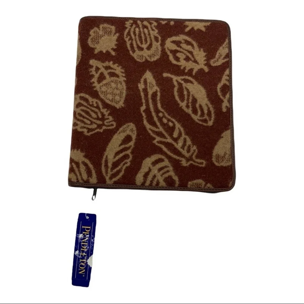 NWT Pendleton Wool Tablet Envelope Zipped Folio Agenda Case